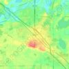 Rogers topographic map, elevation, terrain