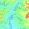 Les Perrotins topographic map, elevation, terrain