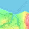 Old Saltburn topographic map, elevation, terrain