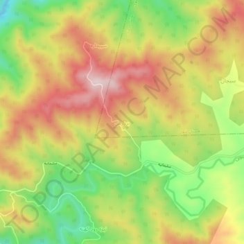 Barderash topographic map, elevation, terrain