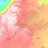 Lubango topographic map, elevation, terrain
