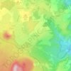 Moulet Marcenat topographic map, elevation, terrain