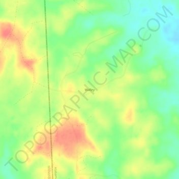 Walley topographic map, elevation, terrain