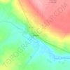 Cahama topographic map, elevation, terrain