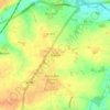 Brome topographic map, elevation, terrain