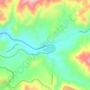 Caliente topographic map, elevation, terrain
