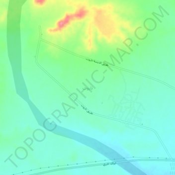 Tarout topographic map, elevation, terrain