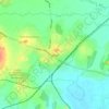 Jatani topographic map, elevation, terrain