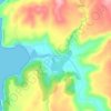 Palshet topographic map, elevation, terrain