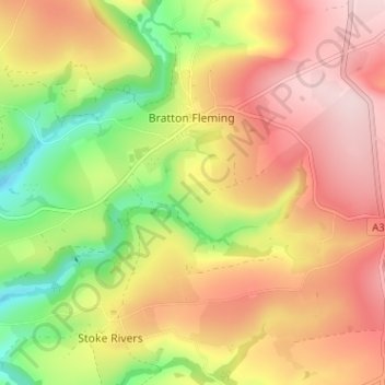 Middle Haxton topographic map, elevation, terrain