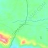 Niogbodougou topographic map, elevation, terrain