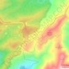 Love topographic map, elevation, terrain