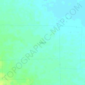Napal topographic map, elevation, terrain
