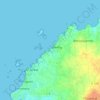 Garret topographic map, elevation, terrain