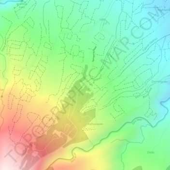 Glory Mountain topographic map, elevation, terrain