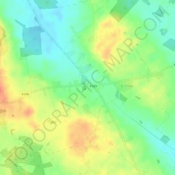 Loughanavally topographic map, elevation, terrain