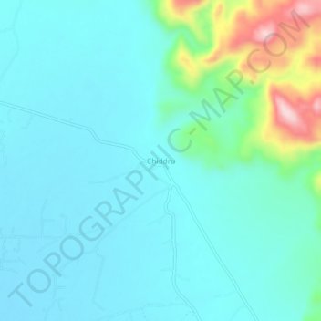 Chiddru topographic map, elevation, terrain