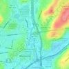 Belmont Hill topographic map, elevation, terrain