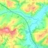 Blackham topographic map, elevation, terrain