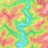 Oberhausen topographic map, elevation, terrain