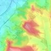 Pulpit Hill topographic map, elevation, terrain