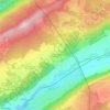 Les Granges d'Agneau topographic map, elevation, terrain