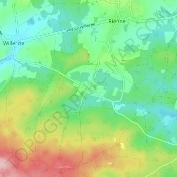 Cocole topographic map, elevation, terrain