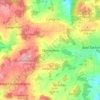 Obersteben topographic map, elevation, terrain