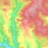 Galching topographic map, elevation, terrain