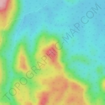 Bukit Panjang topographic map, elevation, terrain