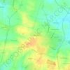 La Ribotelière topographic map, elevation, terrain