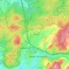 Traisa topographic map, elevation, terrain