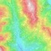 Mari topographic map, elevation, terrain
