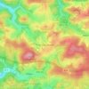 Thieringhausen topographic map, elevation, terrain