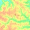 Lebanon topographic map, elevation, terrain