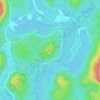 Lacs Allard topographic map, elevation, terrain