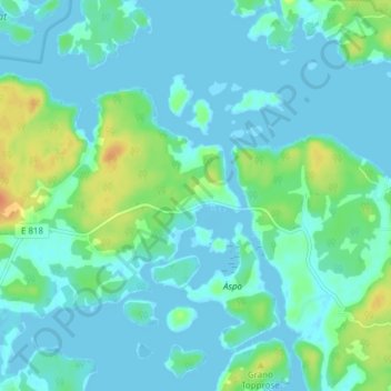 Finnkroken topographic map, elevation, terrain