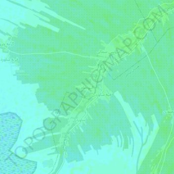 البوجنام topographic map, elevation, terrain