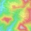 Тёщины слёзы topographic map, elevation, terrain