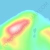Cape Hecla topographic map, elevation, terrain