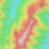 Campoli Alto topographic map, elevation, terrain