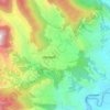 Pharping topographic map, elevation, terrain