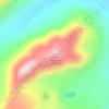 Dome Mountain topographic map, elevation, terrain