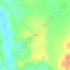 Betue topographic map, elevation, terrain