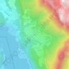 Vérel topographic map, elevation, terrain