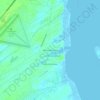 White Hall Estates topographic map, elevation, terrain