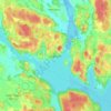 Sigtuna topographic map, elevation, terrain