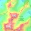 Roc blanc topographic map, elevation, terrain