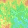 Skruv topographic map, elevation, terrain