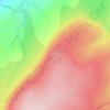 Great Roova Crags topographic map, elevation, terrain